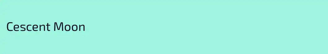 Cescent Moon